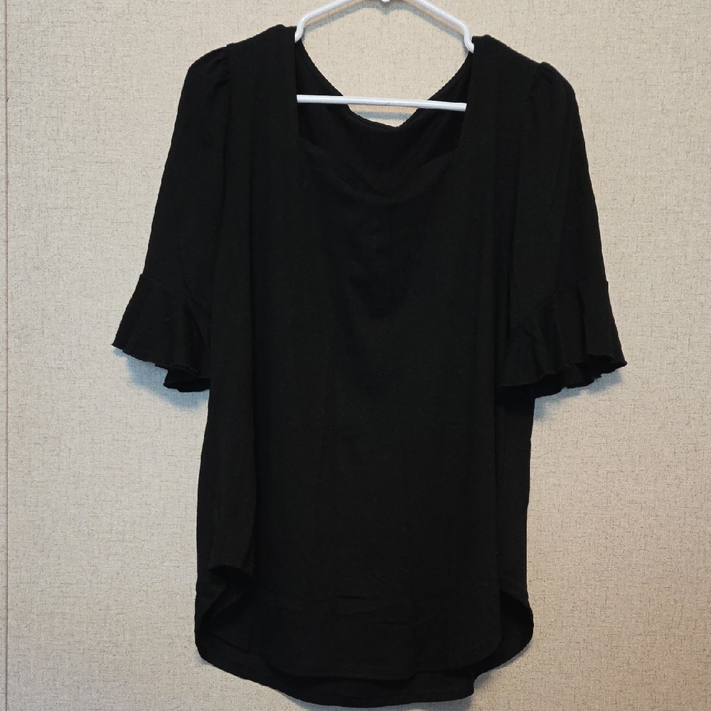 Elegant Black Women's Top